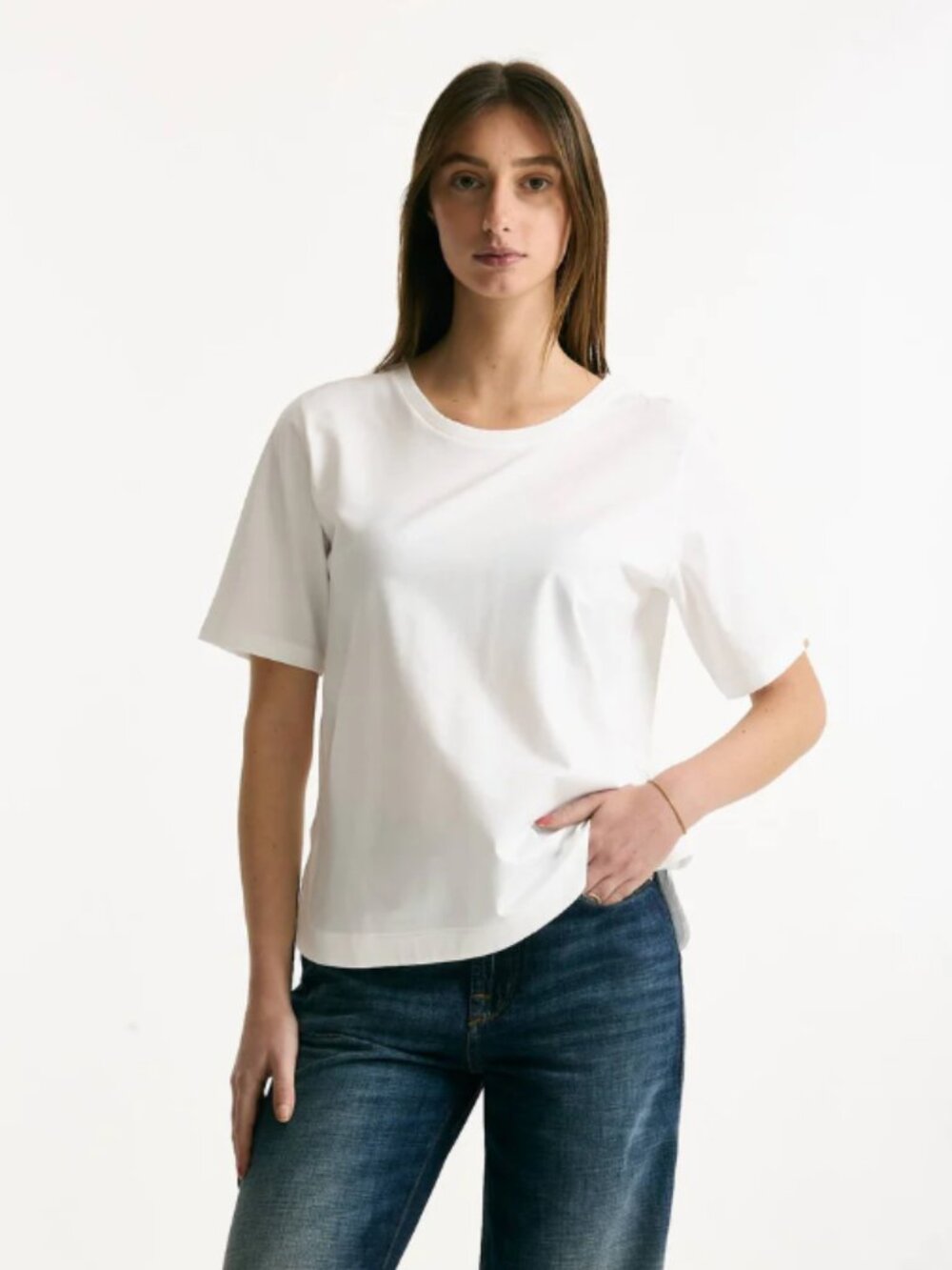 Herno white tshirt 100% cotton IT44 Medium